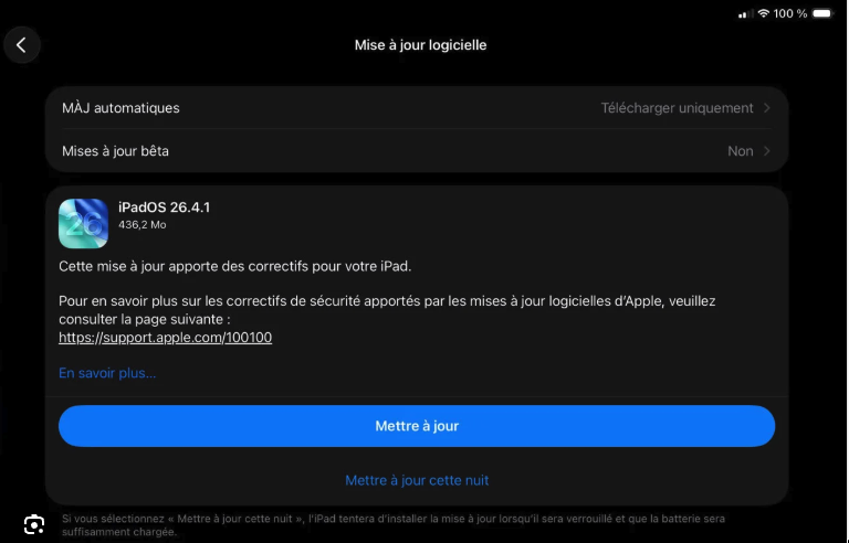 Alerte Mise à Jour : iOS 26.4.1 et macOS 26.4.1. Pourquoi votre entreprise ne peut plus attendre.