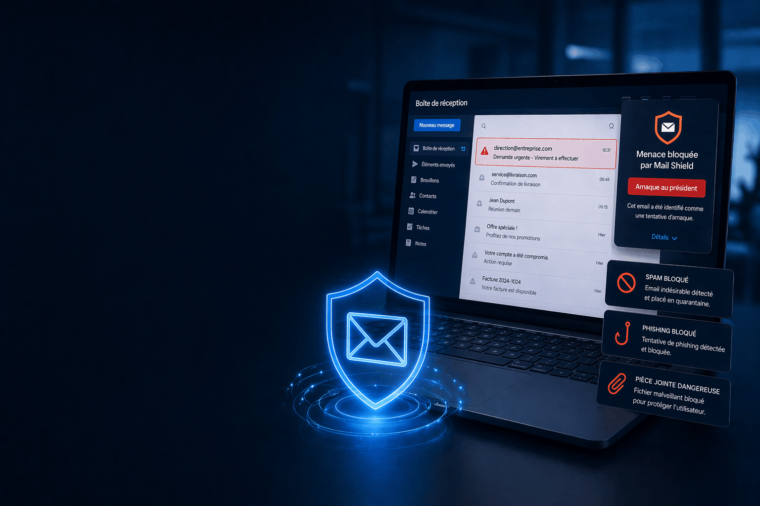Oktalink MailShield — Protection avancée des e-mails